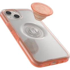 Coque IPhone 13 Otter + Pop Symmetry Clear Series Melondramatic (Clear / Orange) -Magasin D'Accessoires Mobiles otterpop symmetry clear iph21 melondramatic 3