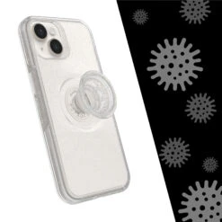 Coque IPhone 14 Otter + Pop Symmetry Clear Series Stardust Pop (Clear Glitter) -Magasin D'Accessoires Mobiles otterpop symmetry clear ipha22 stardust 5