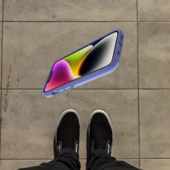 Coque IPhone 14 Otter + Pop Symmetry Series Periwink (Purple) -Magasin D'Accessoires Mobiles otterpop symmetry ipha22 periwink 4