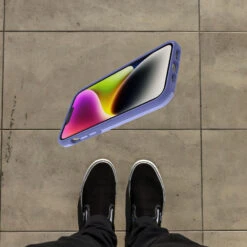 Coque IPhone 14 Plus Otter + Pop Symmetry Series Periwink (Purple) -Magasin D'Accessoires Mobiles otterpop symmetry iphb22 periwink 4