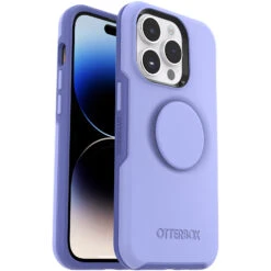 Coque IPhone 14 Pro Otter + Pop Symmetry Series Periwink (Purple)