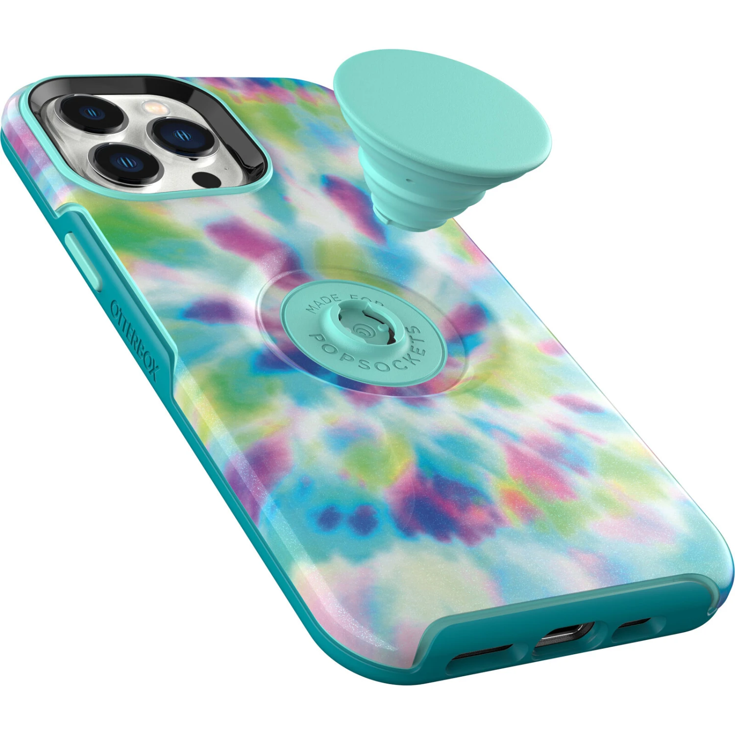 Coque IPhone 13 Pro Max Otter + Pop Symmetry Series Day Trip Graphic (Green / Blue / Purple) 5 Coque IPhone 13 Pro Max Otter + Pop Symmetry Series Day Trip Graphic (Green / Blue / Purple) – Image 3