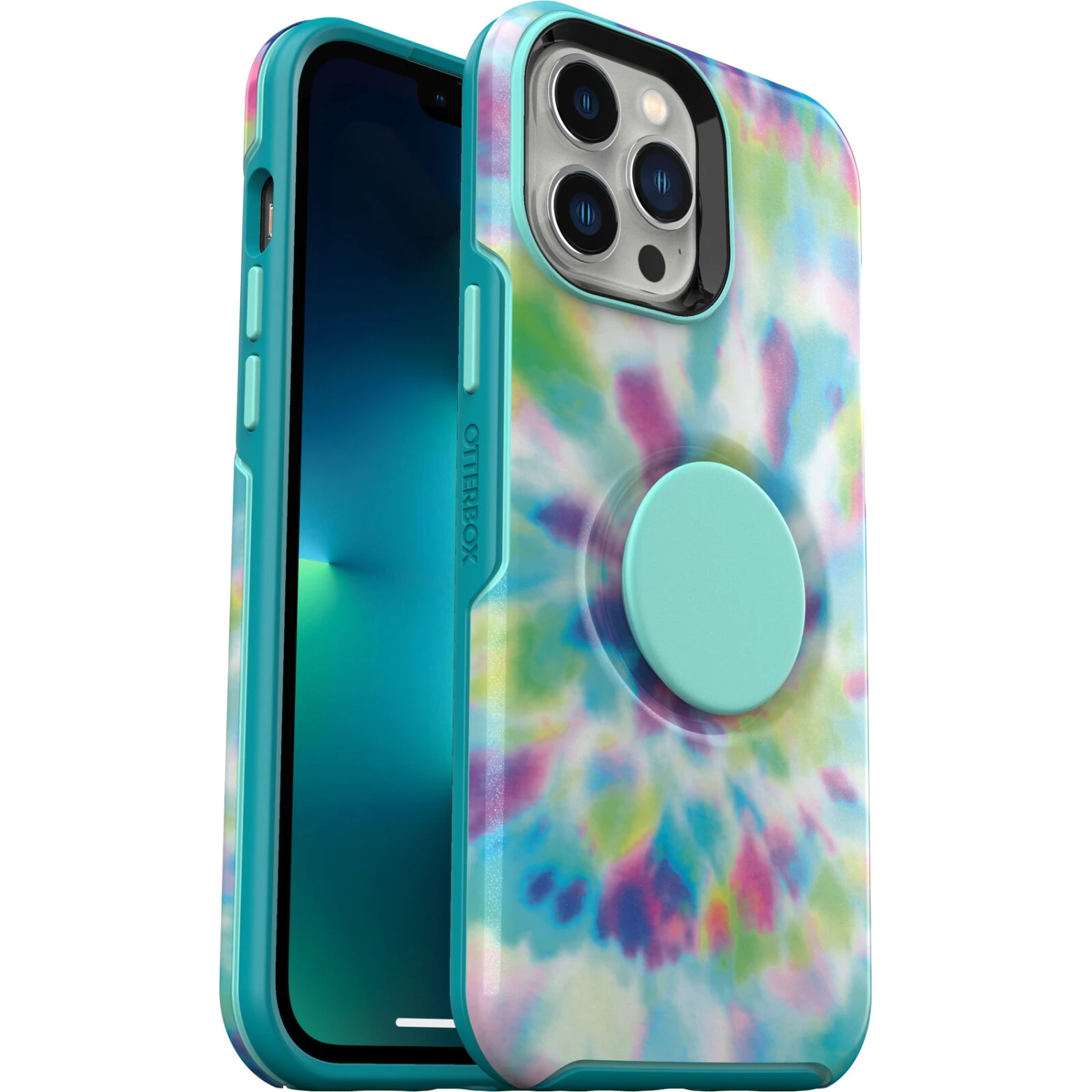 Coque IPhone 13 Pro Max Otter + Pop Symmetry Series Day Trip Graphic (Green / Blue / Purple) 8 Coque IPhone 13 Pro Max Otter + Pop Symmetry Series Day Trip Graphic (Green / Blue / Purple) – Image 6