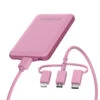 USB-A, USB-C, Lightning Batterie Externe Cake Pop (Pink) -Magasin D'Accessoires Mobiles pwr54 power bank 1 cakepop 1
