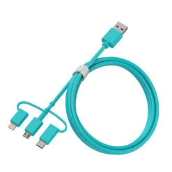USB-A, USB-C, Lightning Batterie Externe Rocky Candy (Blue) -Magasin D'Accessoires Mobiles pwr54 power bank 1 rockcandy 4