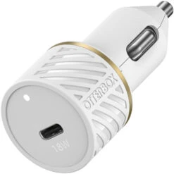 Chargeur De Voiture USB-C 18W Fast Charge Cloud Dust (White)