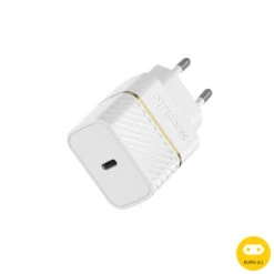 20W USB-C Chargeur Mural Chargement Rapide | Premium Cloud Dust (White)