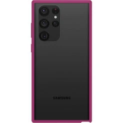Galaxy S22 Ultra Case React Series Coque Party Pink (Clear/Pink)