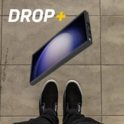 Coque Galaxy S23 Ultra React Series Black Crystal (Clear/Black) -Magasin D'Accessoires Mobiles react galaxy s23 ultra black crystal 3