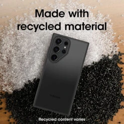 Coque Galaxy S23 Ultra React Series Black Crystal (Clear/Black) -Magasin D'Accessoires Mobiles react galaxy s23 ultra black crystal 4