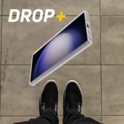 Coque Galaxy S23 Ultra React Series Stardust (Clear Glitter) -Magasin D'Accessoires Mobiles react galaxy s23 ultra stardust 3