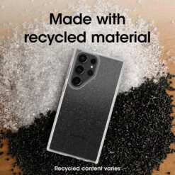 Coque Galaxy S23 Ultra React Series Stardust (Clear Glitter) -Magasin D'Accessoires Mobiles react galaxy s23 ultra stardust 4