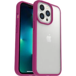 Coque IPhone 13 Pro React Series Party Pink (Clear/Pink) -Magasin D'Accessoires Mobiles react iphp21 partypink d split