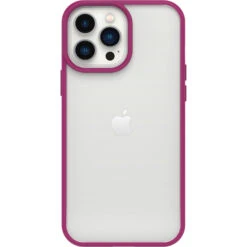 IPhone 13 Pro Max Et IPhone 12 Pro Max Coque React Series Party Pink (Clear/Pink)
