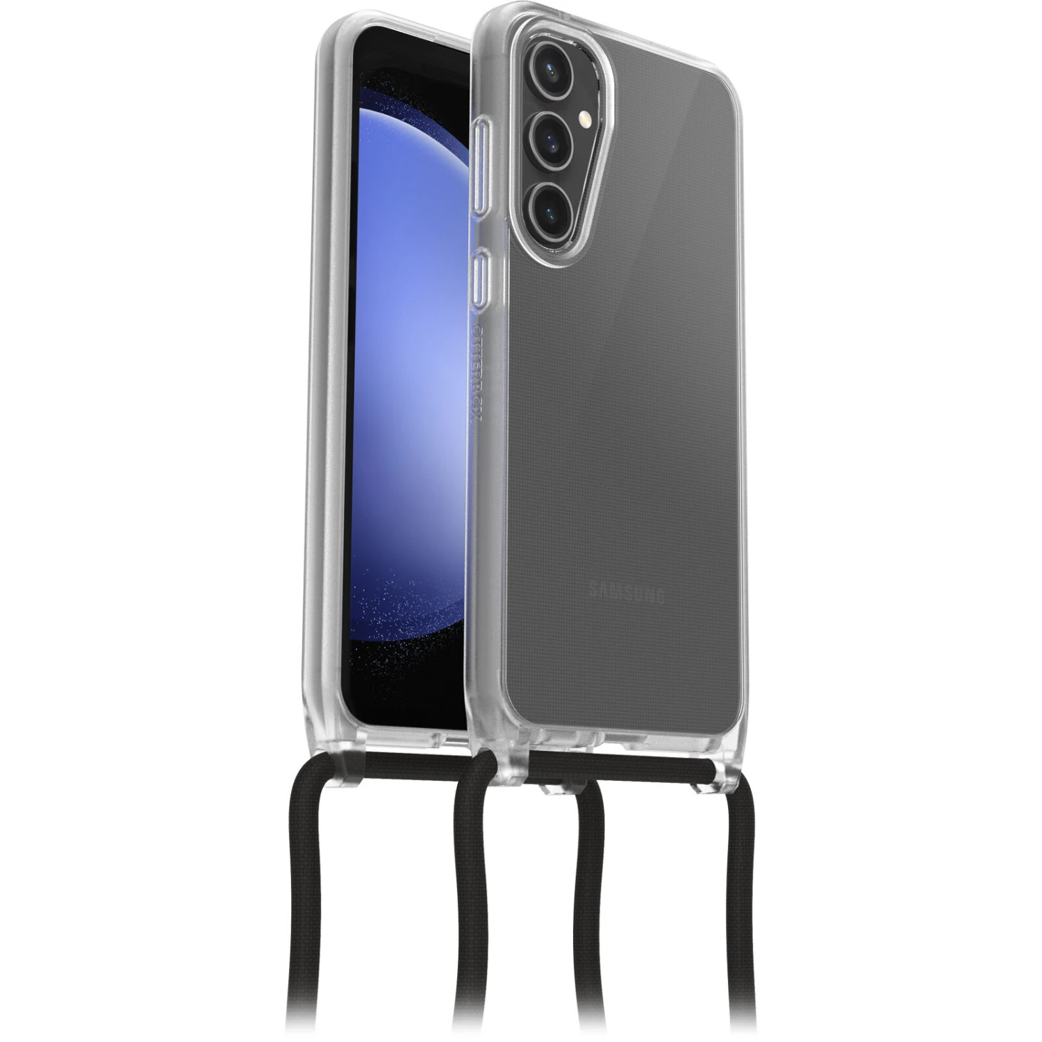 Galaxy S23 FE Coque Avec Cordon React Series Necklace Clear 4 Galaxy S23 FE Coque Avec Cordon React Series Necklace Clear – Image 2