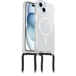 IPhone 15 Coque Avec Cordon React Series Necklace MagSafe Clear -Magasin D'Accessoires Mobiles react necklace ipha23 clear 4
