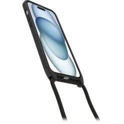 IPhone 15 Plus Coque Avec Cordon React Series Necklace MagSafe Black -Magasin D'Accessoires Mobiles react necklace iphb23 black 3