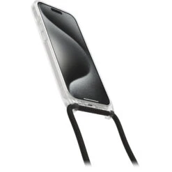 IPhone 15 Pro Coque Avec Cordon React Series Necklace MagSafe Clear -Magasin D'Accessoires Mobiles react necklace iphc23 clear 3