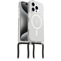 IPhone 15 Pro Coque Avec Cordon React Series Necklace MagSafe Clear -Magasin D'Accessoires Mobiles react necklace iphc23 clear 4
