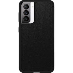 Coque Galaxy S21 5G Strada Folio Shadow (Black)