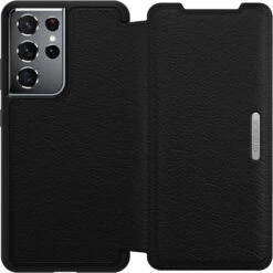 Coque Galaxy S21 Ultra 5G Strada Folio Shadow (Black) -Magasin D'Accessoires Mobiles sam40 galaxy s21 ultra 5g shadow 3