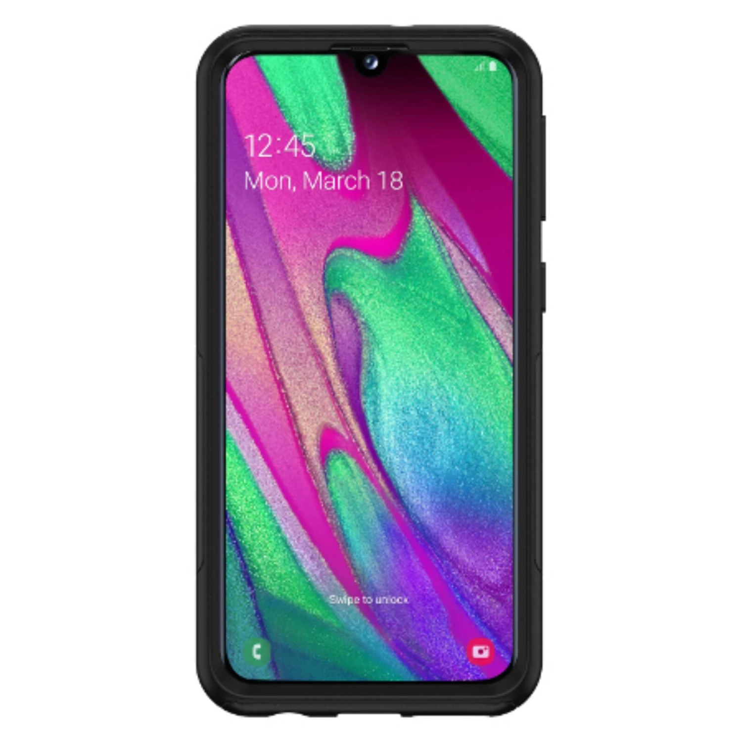 Coque Galaxy A40 Commuter Series Lite Black 4 Coque Galaxy A40 Commuter Series Lite Black – Image 2
