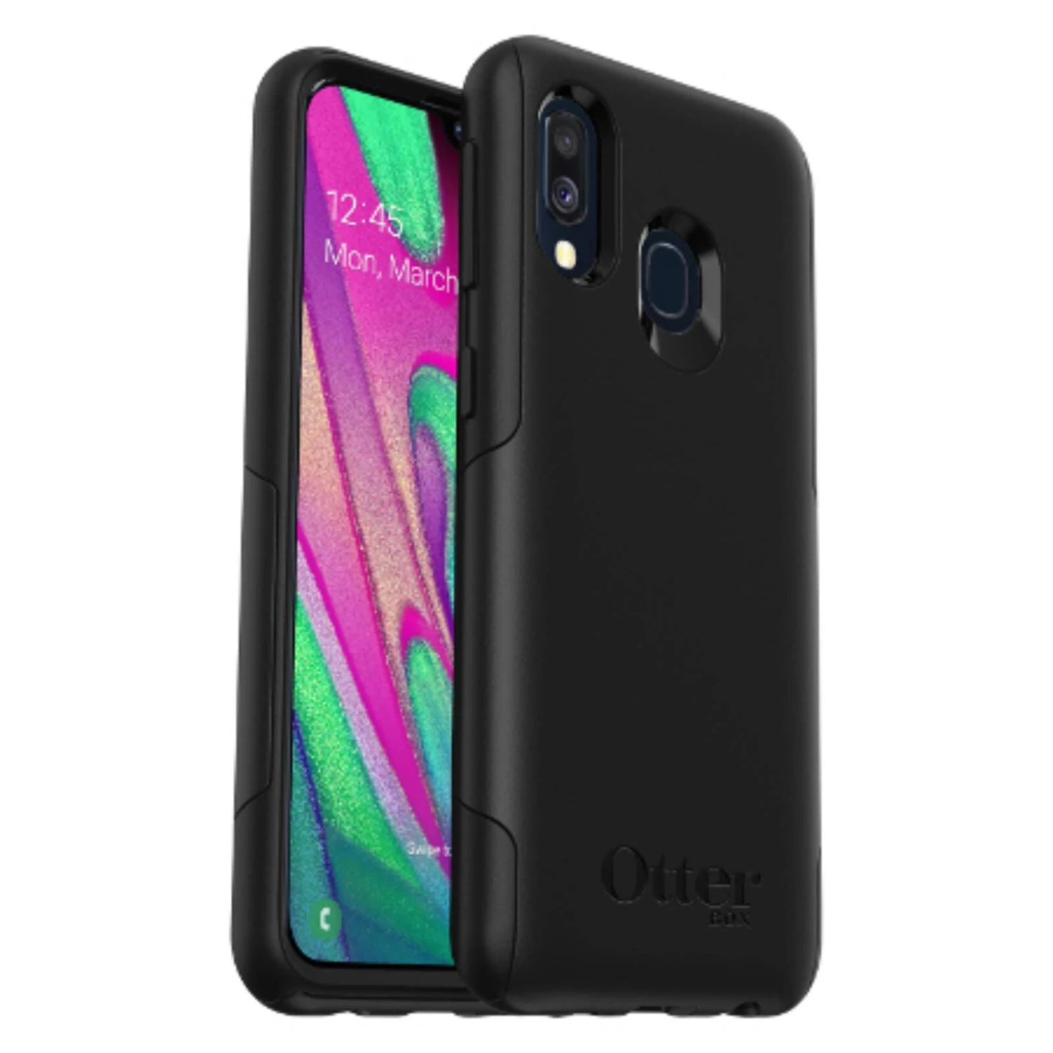 Coque Galaxy A40 Commuter Series Lite Black 5 Coque Galaxy A40 Commuter Series Lite Black – Image 3
