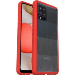 Coque Galaxy A42 5G React Series Power Red (Clear / Red) -Magasin D'Accessoires Mobiles sama3 galaxy a42 5g powerred 3