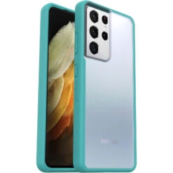 Coque Galaxy S21 Ultra React Series Sea Spray (Clear / Blue) -Magasin D'Accessoires Mobiles sama3 galaxy s21 ultra 5g seaspray 3