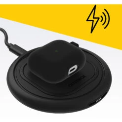 Coque Apple AirPods (3e Gén) Coque Soft Touch Black Taffy (Black) -Magasin D'Accessoires Mobiles soft touch airpods 3rd gen black wireless charging 3