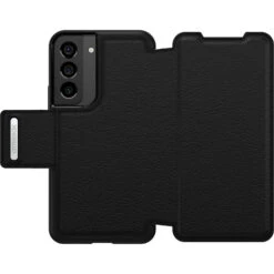 Coque Galaxy S22 Strada Folio Shadow (Black) -Magasin D'Accessoires Mobiles strada galaxy s22 ty 2