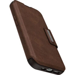 IPhone 15 Coque Strada Series Folio MagSafe Espresso (Brown) -Magasin D'Accessoires Mobiles strada ipha23 espresso 3