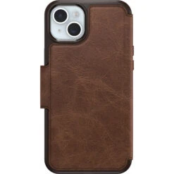IPhone 15 Plus Coque Strada Series Folio MagSafe Espresso (Brown)