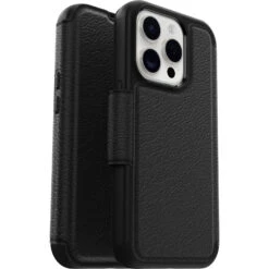 IPhone 15 Pro Coque Strada Series Folio MagSafe Shadow (Black) -Magasin D'Accessoires Mobiles strada iphc23 black 4