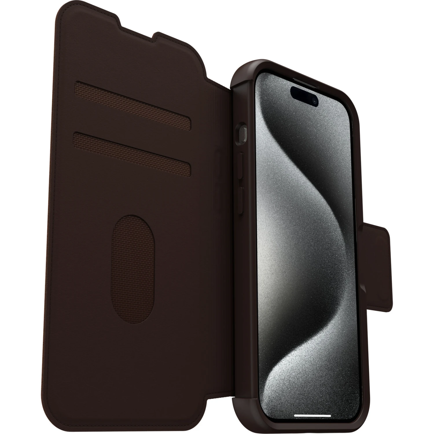 IPhone 15 Pro Coque Strada Series Folio MagSafe Espresso (Brown) 7 IPhone 15 Pro Coque Strada Series Folio MagSafe Espresso (Brown) – Image 5