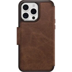 IPhone 15 Pro Max Coque Strada Series Folio MagSafe Espresso (Brown)
