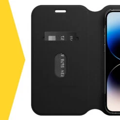 Coque IPhone 14 Pro Max Strada Via Series Black Night -Magasin D'Accessoires Mobiles strada via iphd22 black night 2