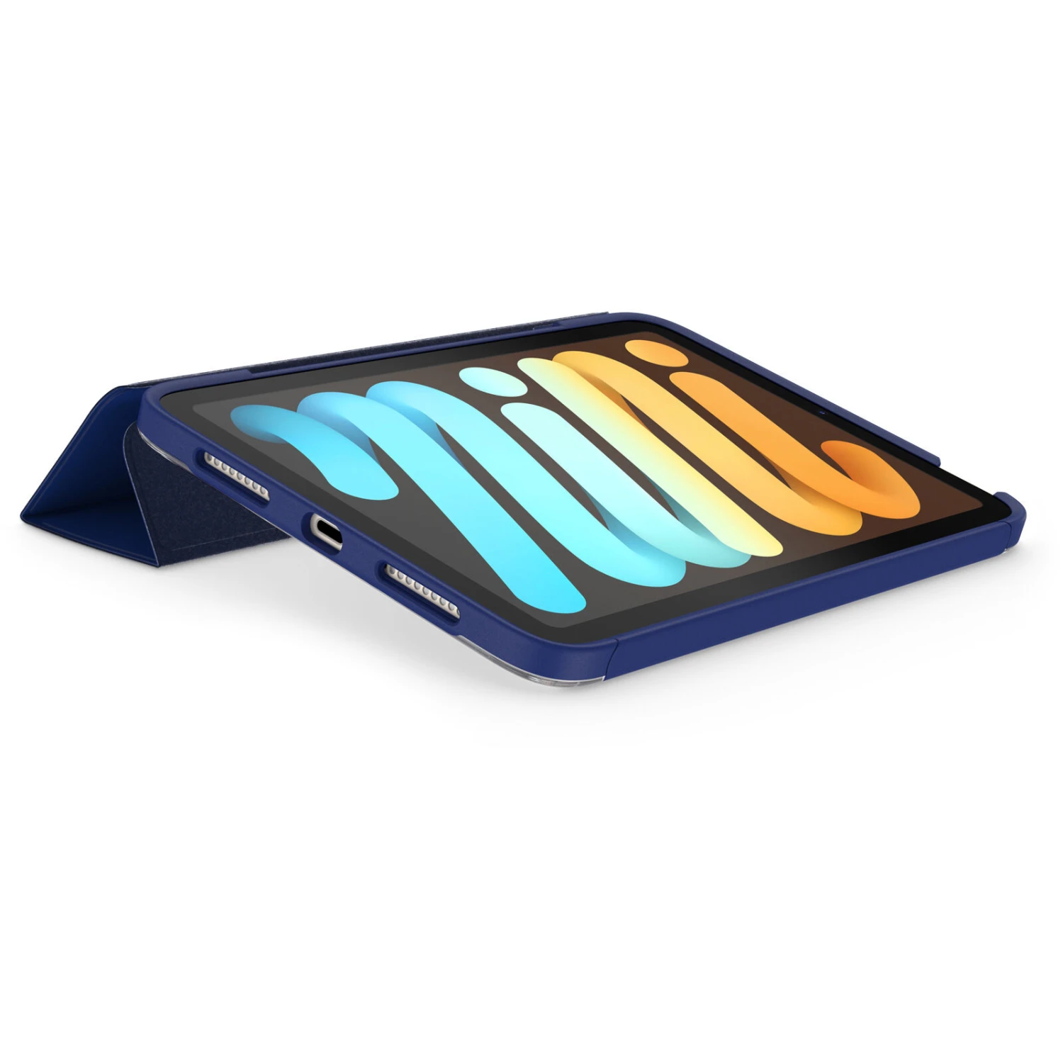 Coque IPad Mini (6e Gén) Symmetry Series 360 Elite Yale Blue (Blue / Clear) 6 Coque IPad Mini (6e Gén) Symmetry Series 360 Elite Yale Blue (Blue / Clear) – Image 4