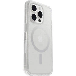 Coque IPhone 15 Pro Symmetry Series Clear Pour MagSafe Stardust (Clear Glitter) -Magasin D'Accessoires Mobiles symmetry magsafe iphc23 stardust 4