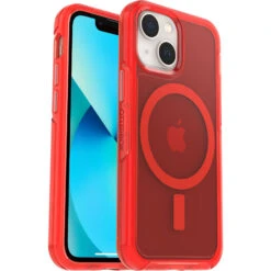 Coque IPhone 13 Mini Symmetry Series Clear Avec MagSafe In The Red -Magasin D'Accessoires Mobiles symmetry plus clear iphl21 inthered 4