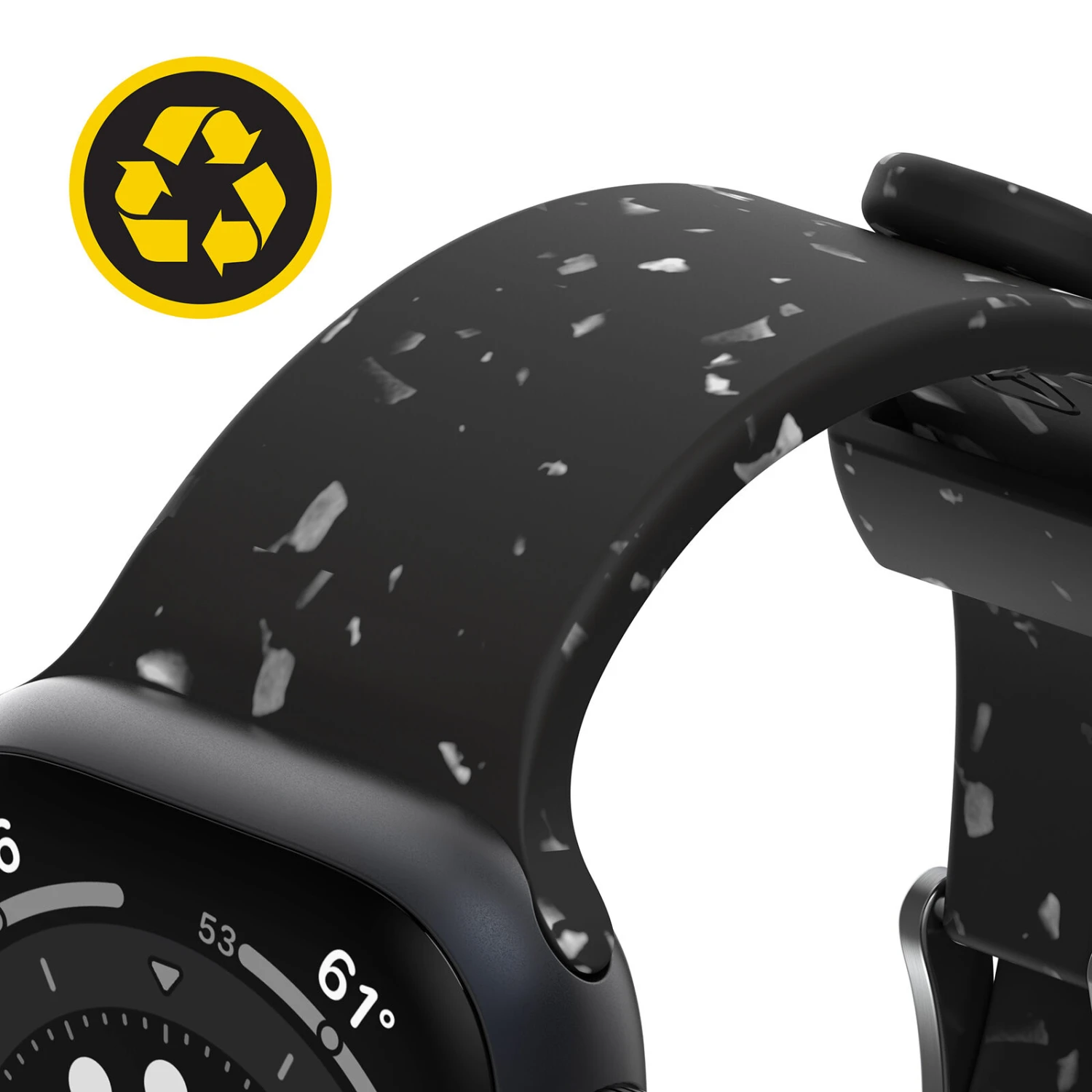 Apple Watch Band Terrus Band Stonework (Black) 4 Apple Watch Band Terrus Band Stonework (Black) – Image 2