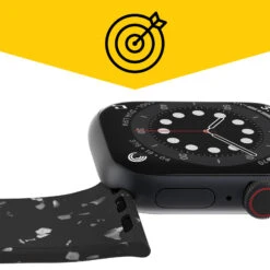 Apple Watch Band Terrus Band Stonework (Black) 9 Apple Watch Band Terrus Band Stonework (Black) -Magasin D'Accessoires Mobiles terrus apl watch band 38 40 41 stonework 4