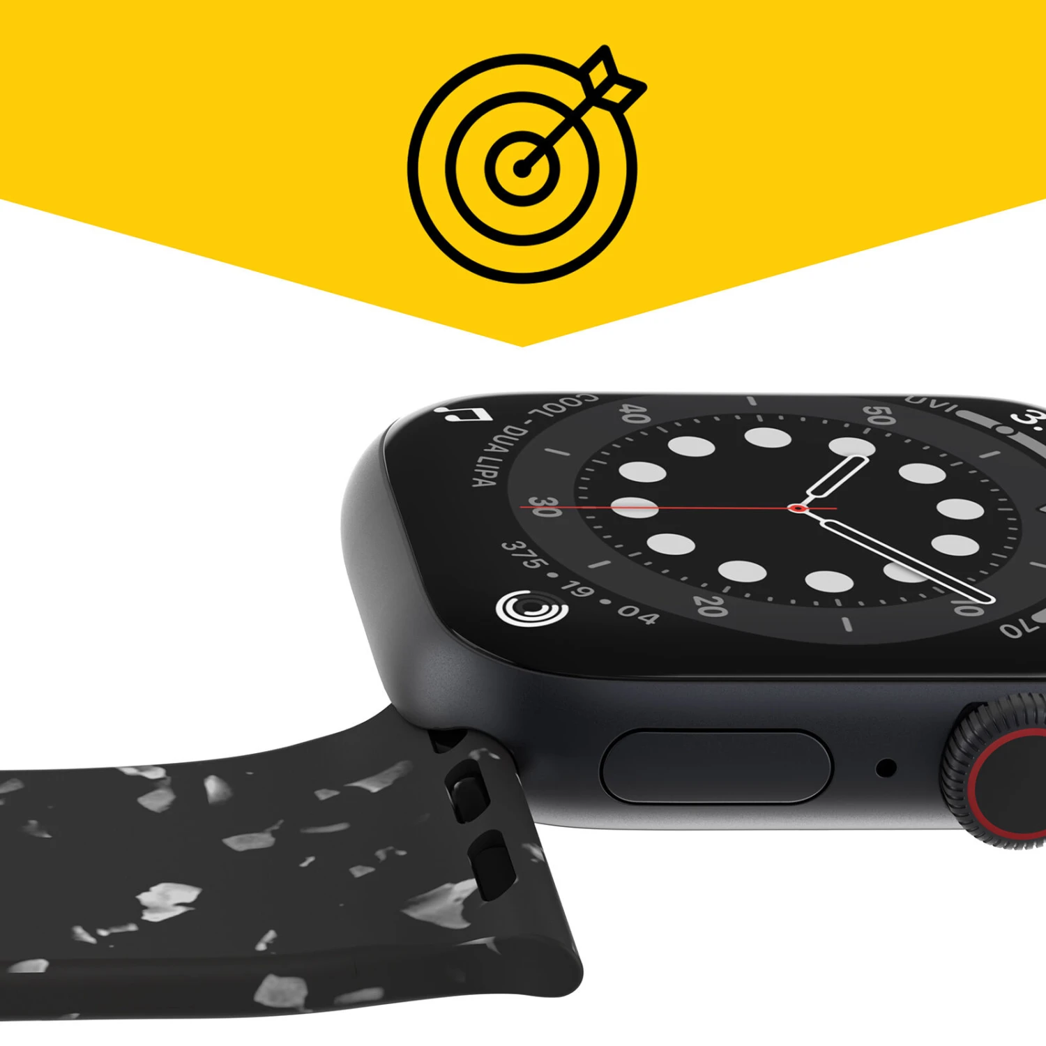 Apple Watch Band Terrus Band Stonework (Black) 6 Apple Watch Band Terrus Band Stonework (Black) – Image 4