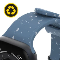 Apple Watch Band Terrus Band Ocean And Sand (Blue) -Magasin D'Accessoires Mobiles terrus apl watch band 42 44 45 ocean and sand 2