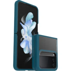 Coque Galaxy Z Flip4 Thin Flex Series Pacific Reef (Clear/Blue) -Magasin D'Accessoires Mobiles thin flex galaxy z flip 4 pacificreef 4