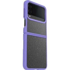 Coque Galaxy Z Flip4 Thin Flex Series Sparkle Purplexing (Purple / Clear Glitter)