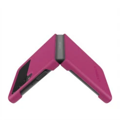 Coque Galaxy Z Flip3 5G Thin Flex Series Fuchsia Party (Pink) -Magasin D'Accessoires Mobiles thin flex galaxy z flip3 5g thin flex fuschiaparty d fold