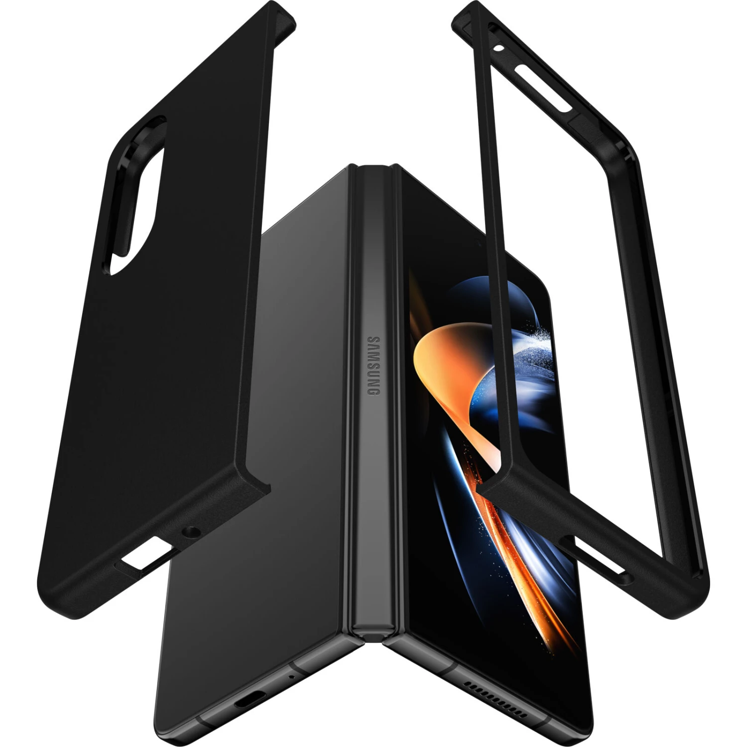 Coque Galaxy Z Fold4 Thin Flex Series Black 4 Coque Galaxy Z Fold4 Thin Flex Series Black – Image 2
