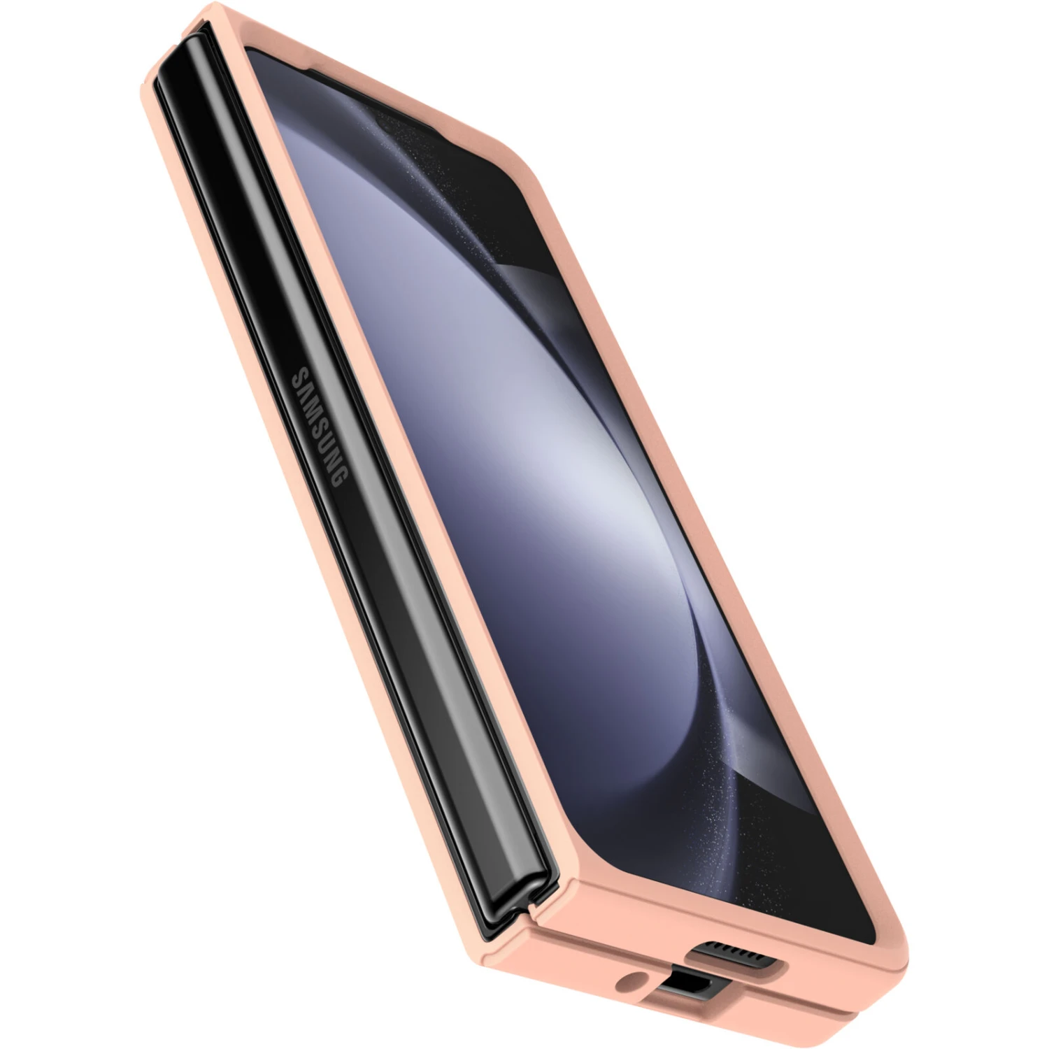 Coque Galaxy Z Fold5 Thin Flex Series Sweet Peach (Peach/Stardust) 6 Coque Galaxy Z Fold5 Thin Flex Series Sweet Peach (Peach/Stardust) – Image 4