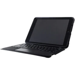 Coque Coque IPad (10.2 Pouces) (7e, 8e, 9e Gén.) Unlimited Series Avec Clavier à Rabat Black Crystal (Clear/Black)